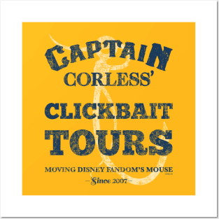 Captain Corless' Clickbait Tours - WDWNT.com Posters and Art